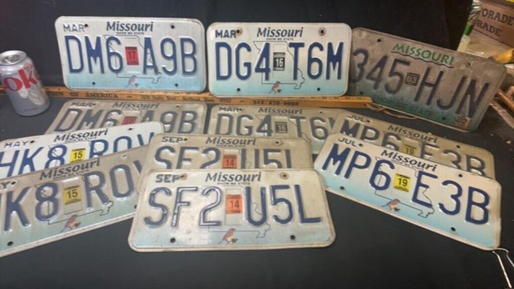 Mo license plates