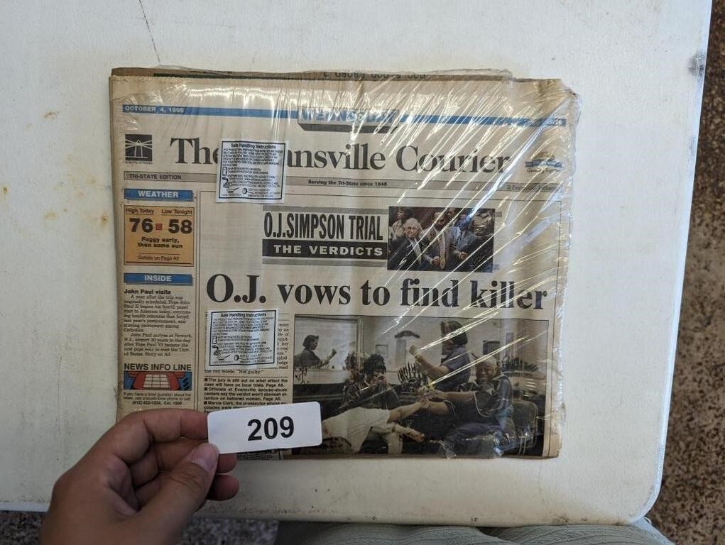 Vintage Newspaper