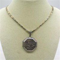 Sterling Locket & Chain