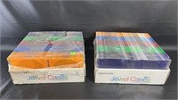 Two Memorex slim color jewel cases 100pk