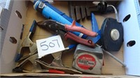 Clamps / Measuring Tapes Lot