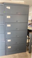 Metal Storage Cabinet, 36? Wide, 78? Tall, 13?