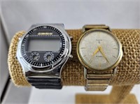 19J Elgin Men's Wristwatch & misc digital