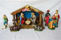 Vintage Christmas Nativity Scene Japan