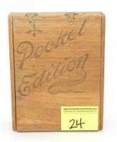 Vintage Pocket Edition Cigar Box