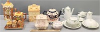 Staffordshire & Pottery Tea Wares Lot Collection