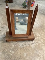 Heavy Wood Framed Mirror