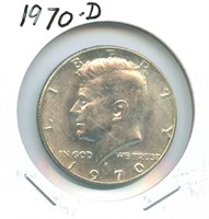 1970-D Kennedy Silver Half Dollar