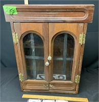 Shaving mug cabinet 18”X7”X22” Walnut