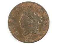 1831 Large Cent Med Letters