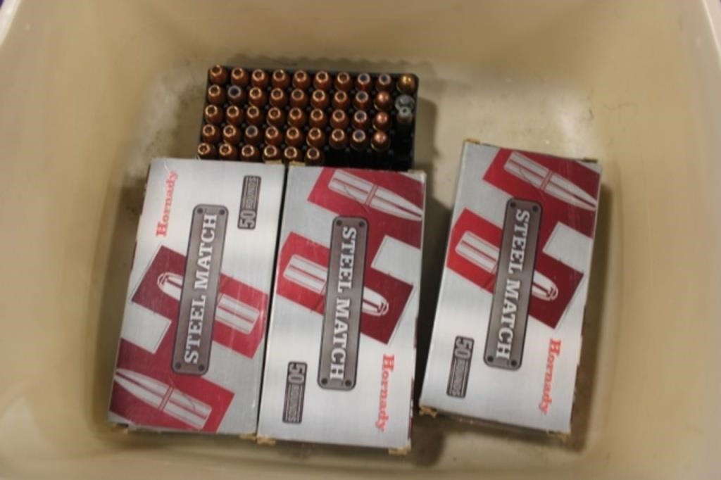 190+ Rds  .45 ACP Steel Match 230 gr Ammo