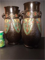 Pair of Japanese Vases Made in Japan