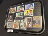 Mickey Mantle, Barry Bonds Baseball Cards.