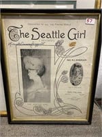 The Seattle girl, framed