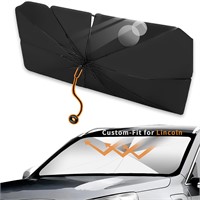 Custom-Fit for Lincoln Windshield Sun Shade Umbrel