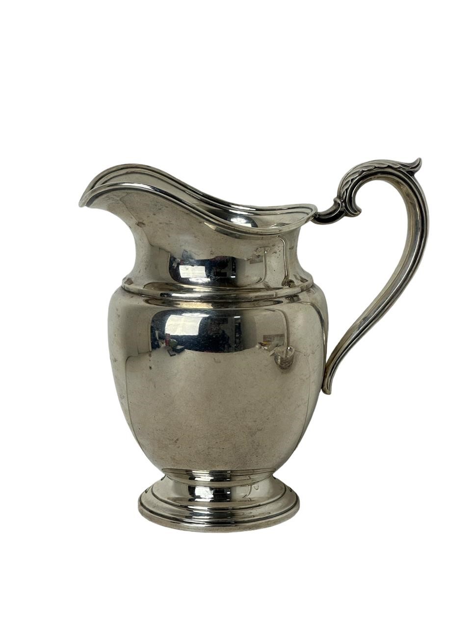 Large International Sterling Silver Water Pitcher