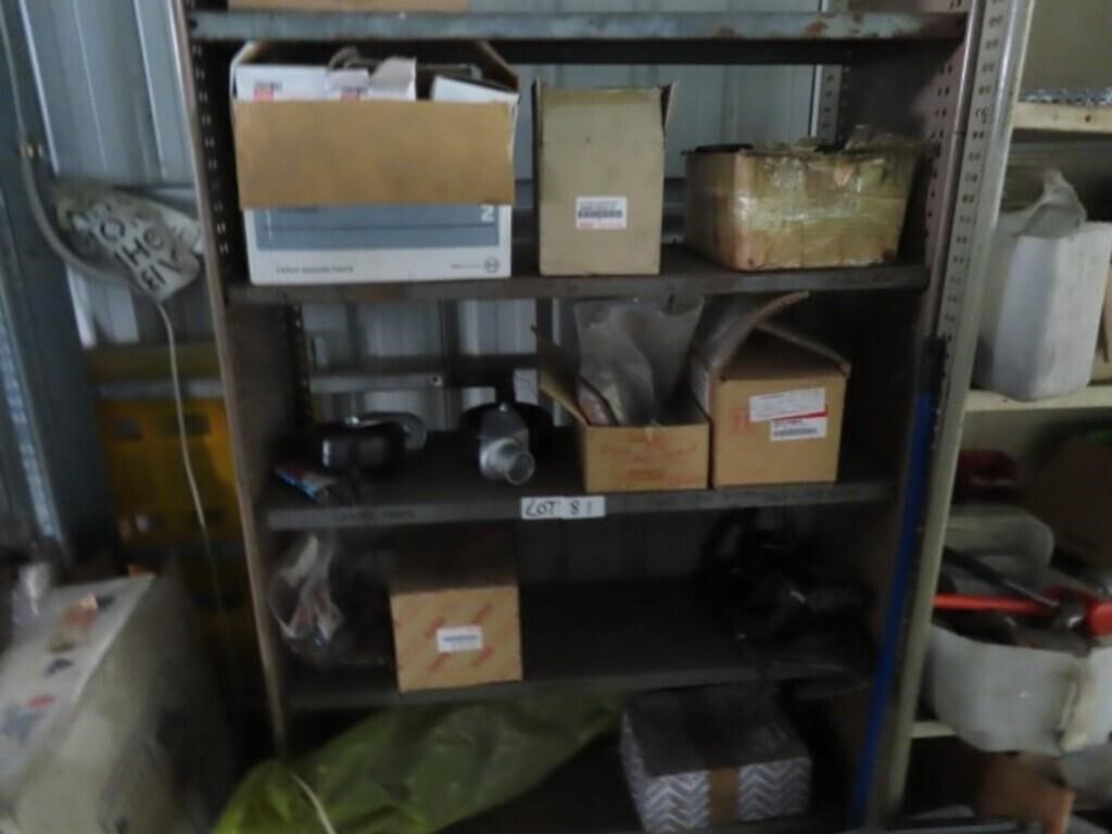 Car Parts (Contents of Shelves & Filing Cabinet)