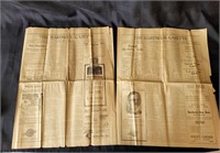 Hardwick Gazette Newspapers - 1926 & 1930