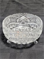 Vintage Anna Hutte Crystal Bowl