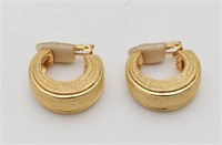 Gold-Toned Clip-On Earrings