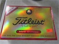 SEALED BOX -- TITLEIST GOLF BALLS