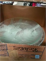 Box of glass platters