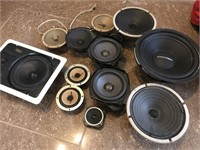 Speakers, Woofers, Tweeters - Assorted