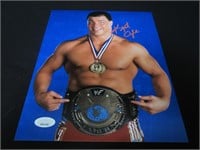 Kurt Angle WWE signed 8x10 Photo JSA Coa