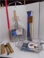 New assorted Grilling Baskets and Skewers