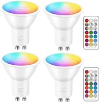 GU10 LED Light Bulb Color Changing Pack of 4