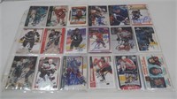 Autographed Hockey Player Card in Album