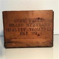 ADVERTISING WOODEN CRATE