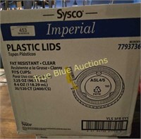 Plstic Lids - 3.25-4oz 20/120 Count Per Pack