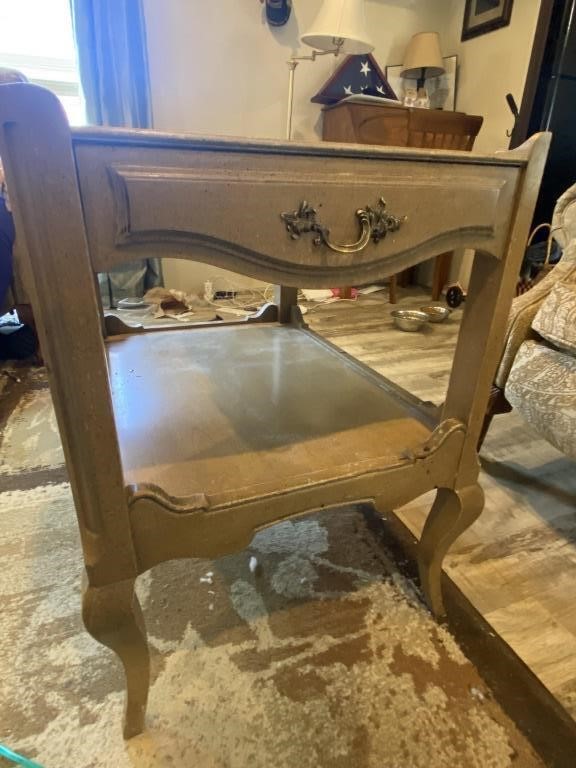 Set of End tables, with Marble insert