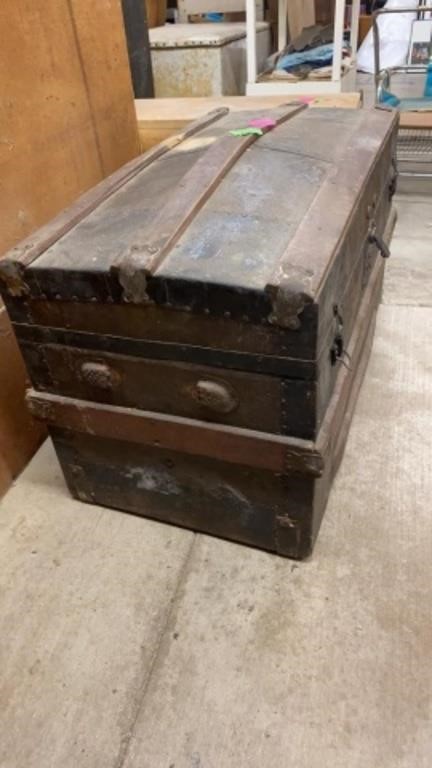 HEAVY ANTIQUE CHEST