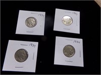 4-1934 Indian nickels