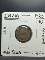 1964 India coin