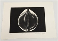 VINTAGE SIGNED & NUMBERED ETCHING TITLE "THE BUD"