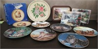 Box 10 Collectors Plates-Hummel, Kinkade,
