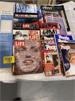 GROUP OF LIFE, TIME & PEOPLE MAGAZINES, MINI