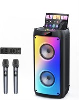 Karaoke Machine with 2 Wireless Microphones