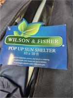 Wilson & Fisher pop up sun shelter 10'x10'.