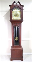 Royal Furniture Co. Tubular Tall Case Clock