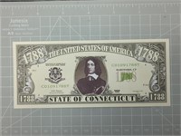 Connecticut Novelty Banknote