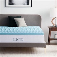 2 Inch Zoned Gel Memory Foam Mattress Topper,