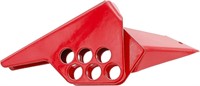 TRADESAFE Valve Lockout - Red for 1/4-1 Pipe Dia