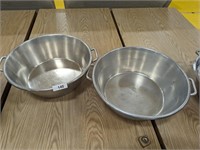 (2) Wear-Ever Aluminum Bowls