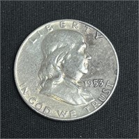 1953 Franklin Silver Half Dollar