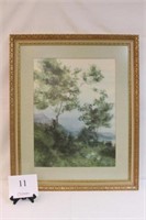 FRAMED SIGNED PAINTING 27" X 32"