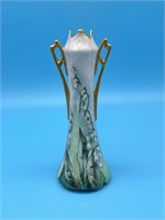 Hand Painted Gold Accents Vase - Germany